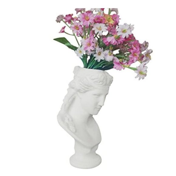 Greek Statue Planter vase Ariadne bust sculpture statue - Picture 4 of 6